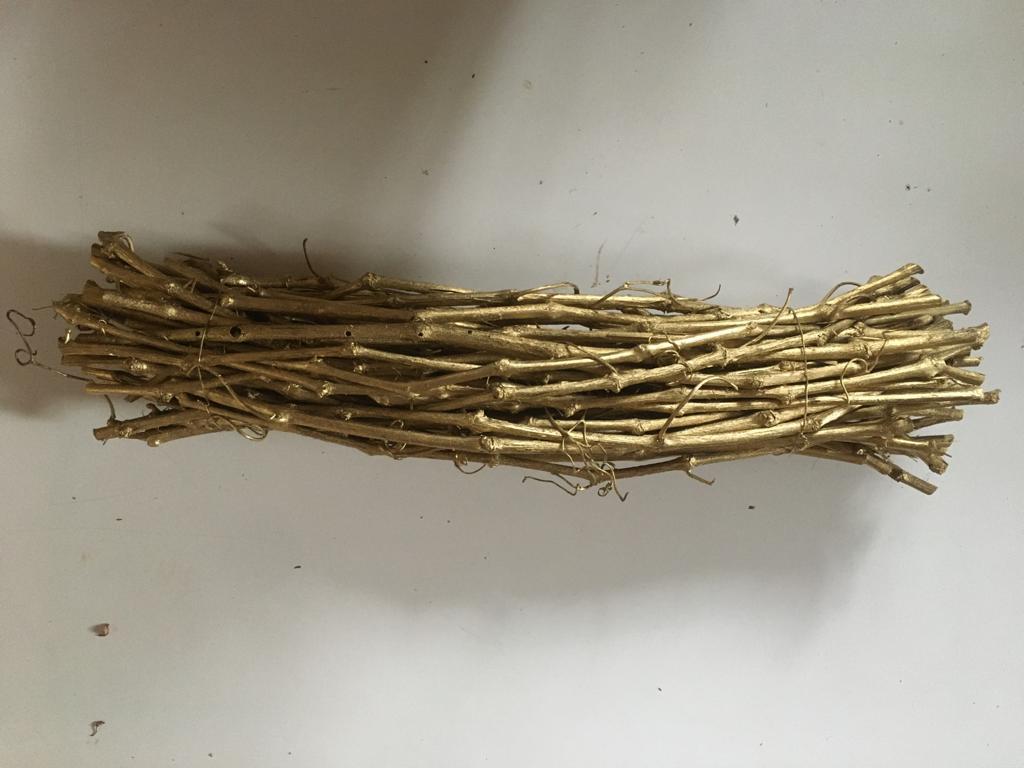 Weinzweigen Bund gold 